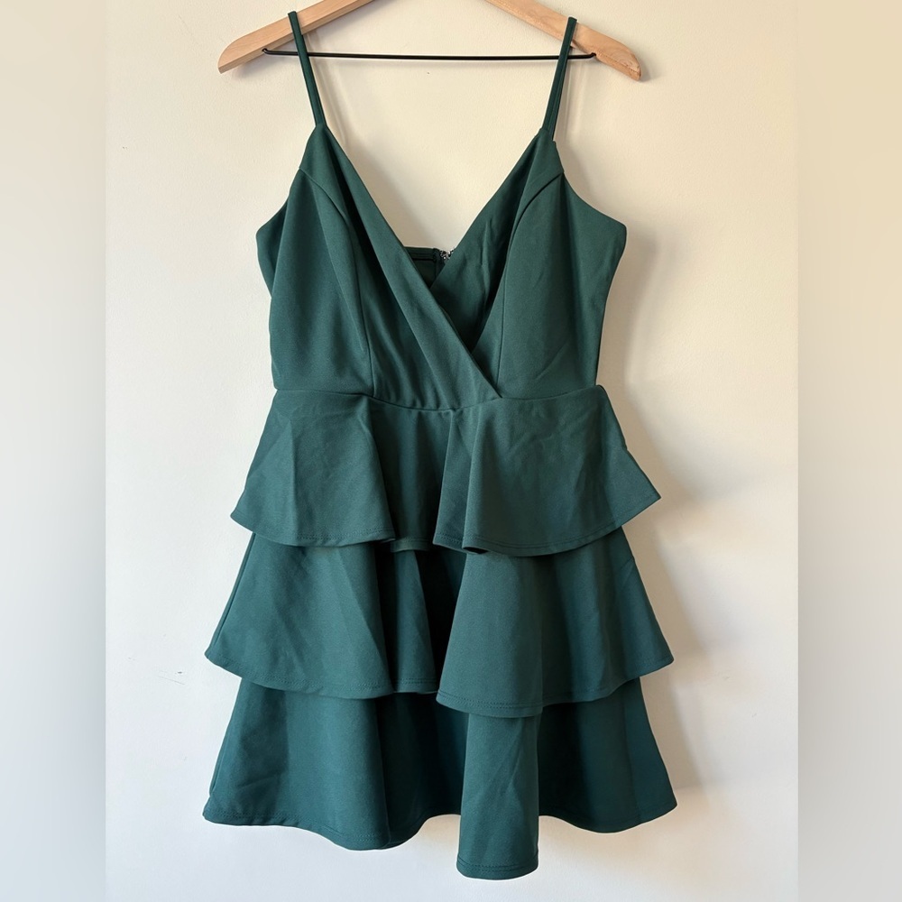 ROWA Tiered Ruffle Mini Dress